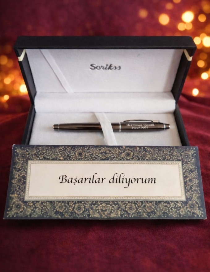 Kişiye Özel Kaligrafi Desenli Kalem