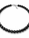 Obsidyen Doğal Taş Kolye 8mm