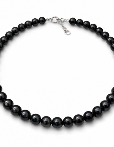 Obsidyen Doğal Taş Kolye 8mm